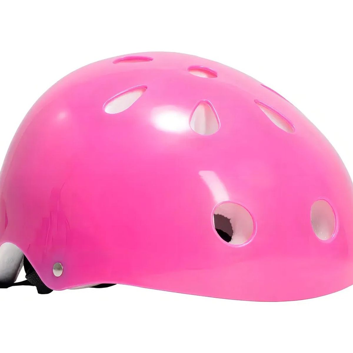 GENERICO - Casco Bicicleta Set Niñas Casco Rodillera+codera+muñequeras Color Rosa Talla S BELUG