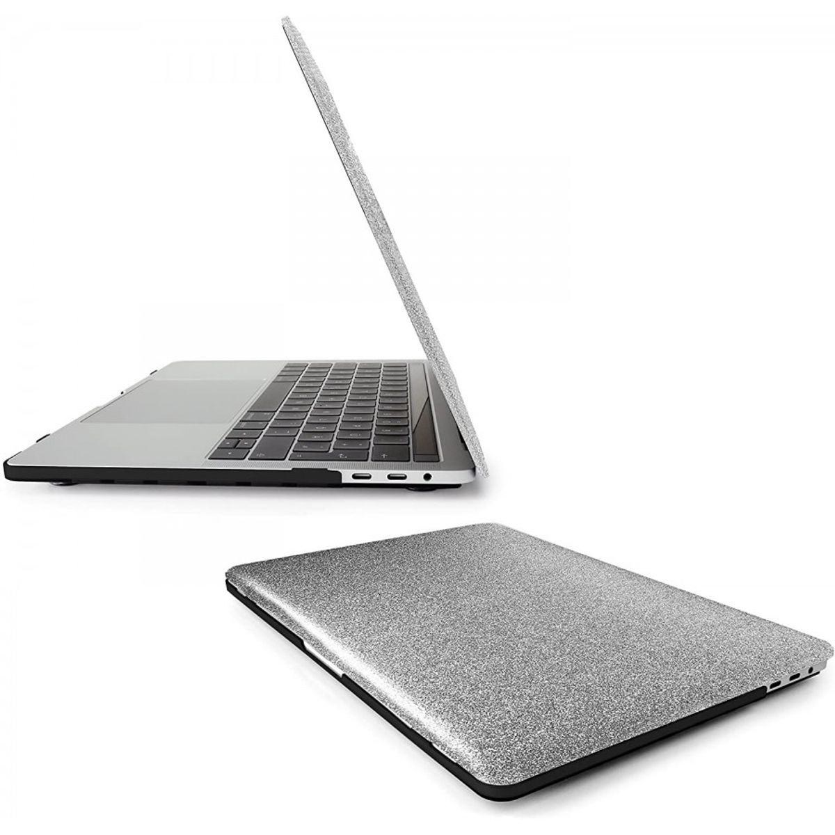 GENERICO - Carcasa protectora para Macbook NEW Air 13 A1932/A2179/A2337 Plateado brillante