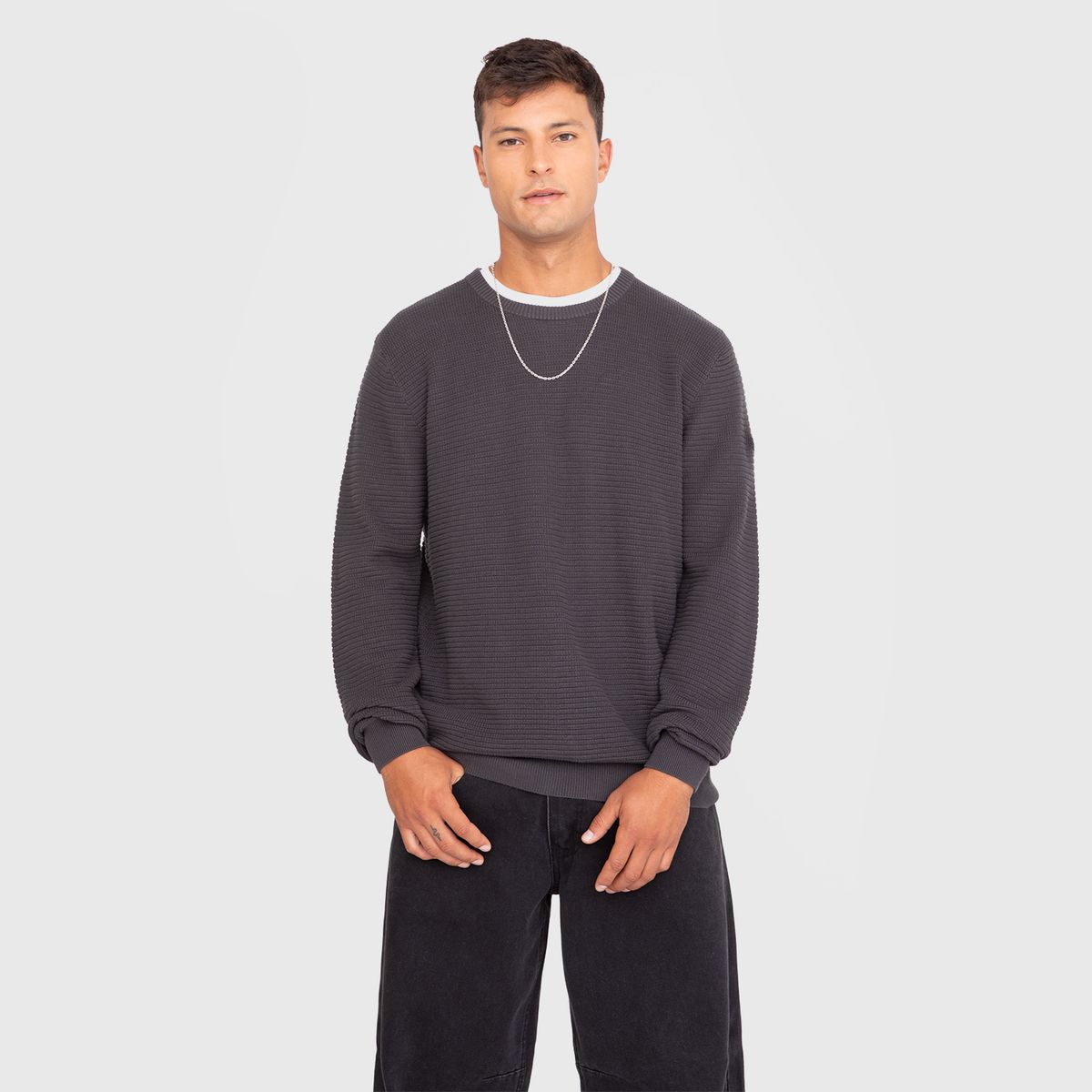 BLACK BUBBA - Chaleco Urban Light Grey Black Bubba