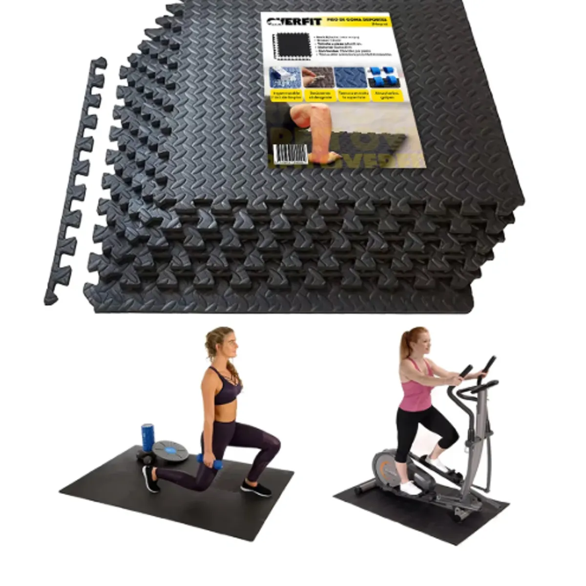 Piso Goma Eva Alfombra Deportiva Gimansio, marca GENERICO - Foto Principal