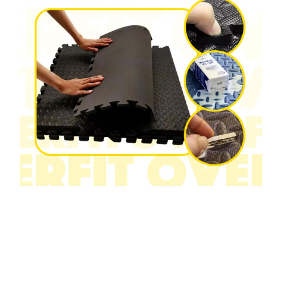 Piso Goma Eva Alfombra Deportiva Gimansio, marca GENERICO - Foto 2