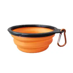 GENERICO - Plato Plegable De Paseo Comedero Portatil Para Mascotas 13cm