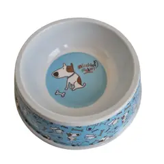 GENERICO - Plato Comedero De Perros Mascota Plastico Con Diseño 20 Cm