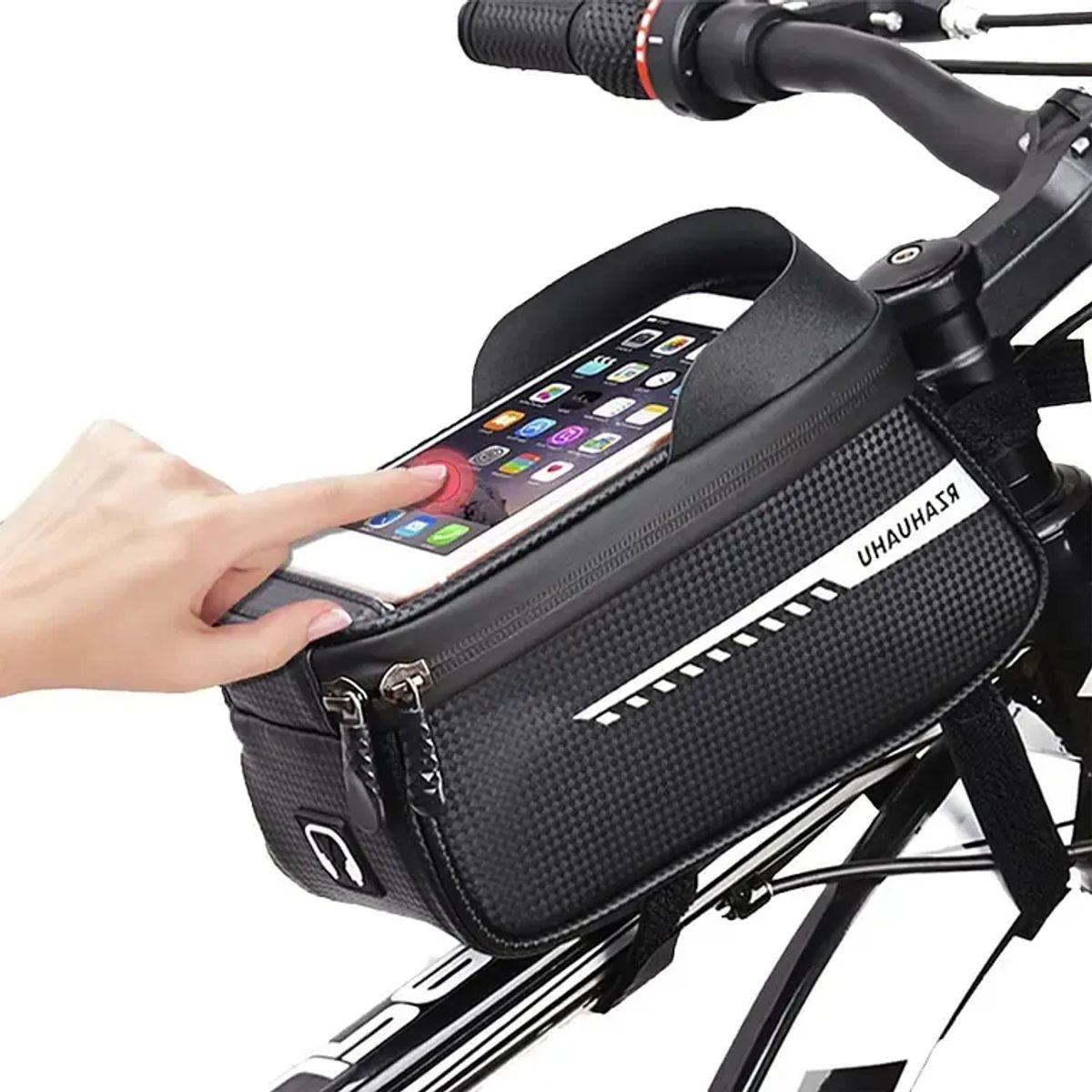 GENERICO - Bolso Porta Celular Bicicleta Impermeable 6.5 Pulg Soporte