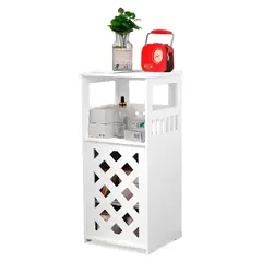 IRM - Organizador Estante Dormitorio Baño Velador Multiuso Blanco