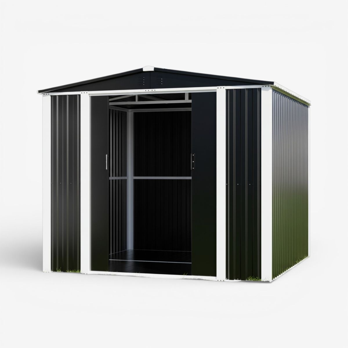 GENERICO - Bodega Exterior doble techo 240x240 5.76 M2 - Black DS-05