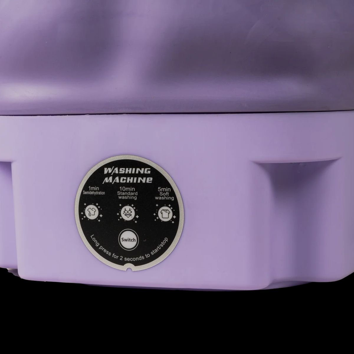 GENERICO - Mini Lavadora Portátil Plegable 12V - Rojo Plástico