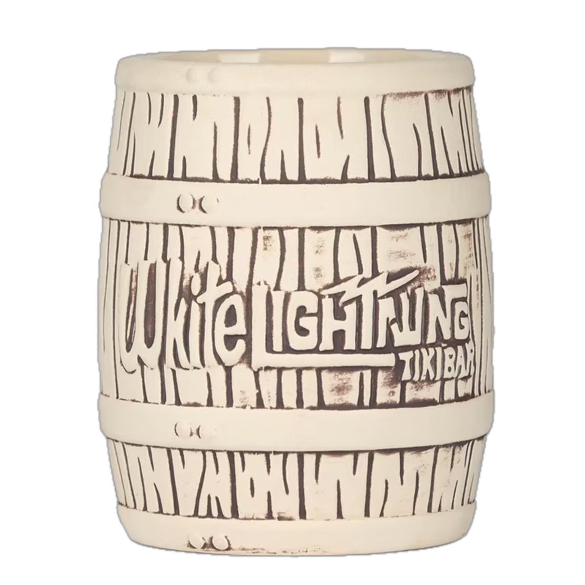GENERICO - Vaso Tiki Barril Polinésico - Multicolor 400 ml Cerámica
