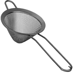 GENERICO - Colador Fino de Barra / Strainer de Malla - Plateado Acero inoxidable