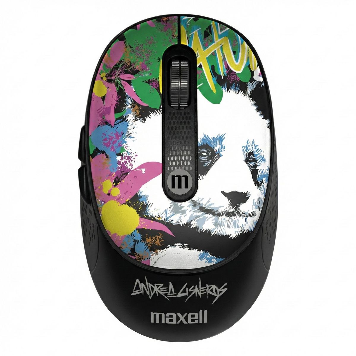 MAXELL - Mouse Inalámbrico Maxell Wild Panda 4000dpi Usbusb-c