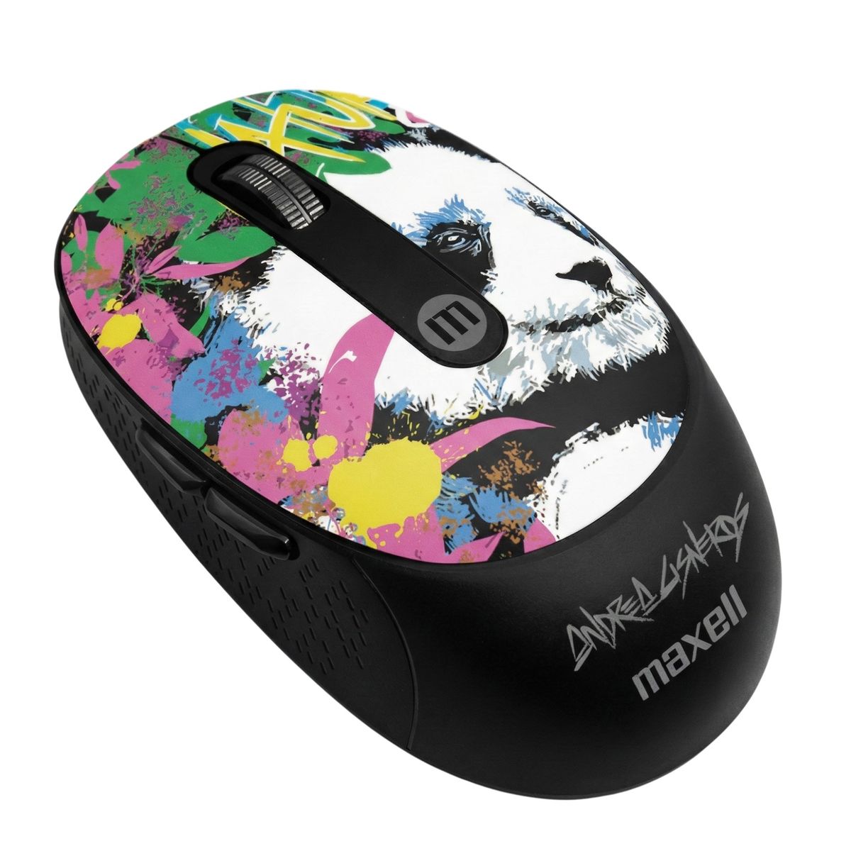MAXELL - Mouse Inalámbrico Maxell Wild Panda 4000dpi Usbusb-c