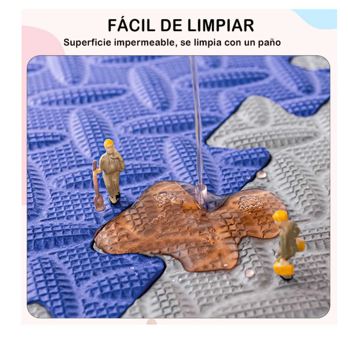 GENERICO - Set Alfombra Goma Eva Antigolpes