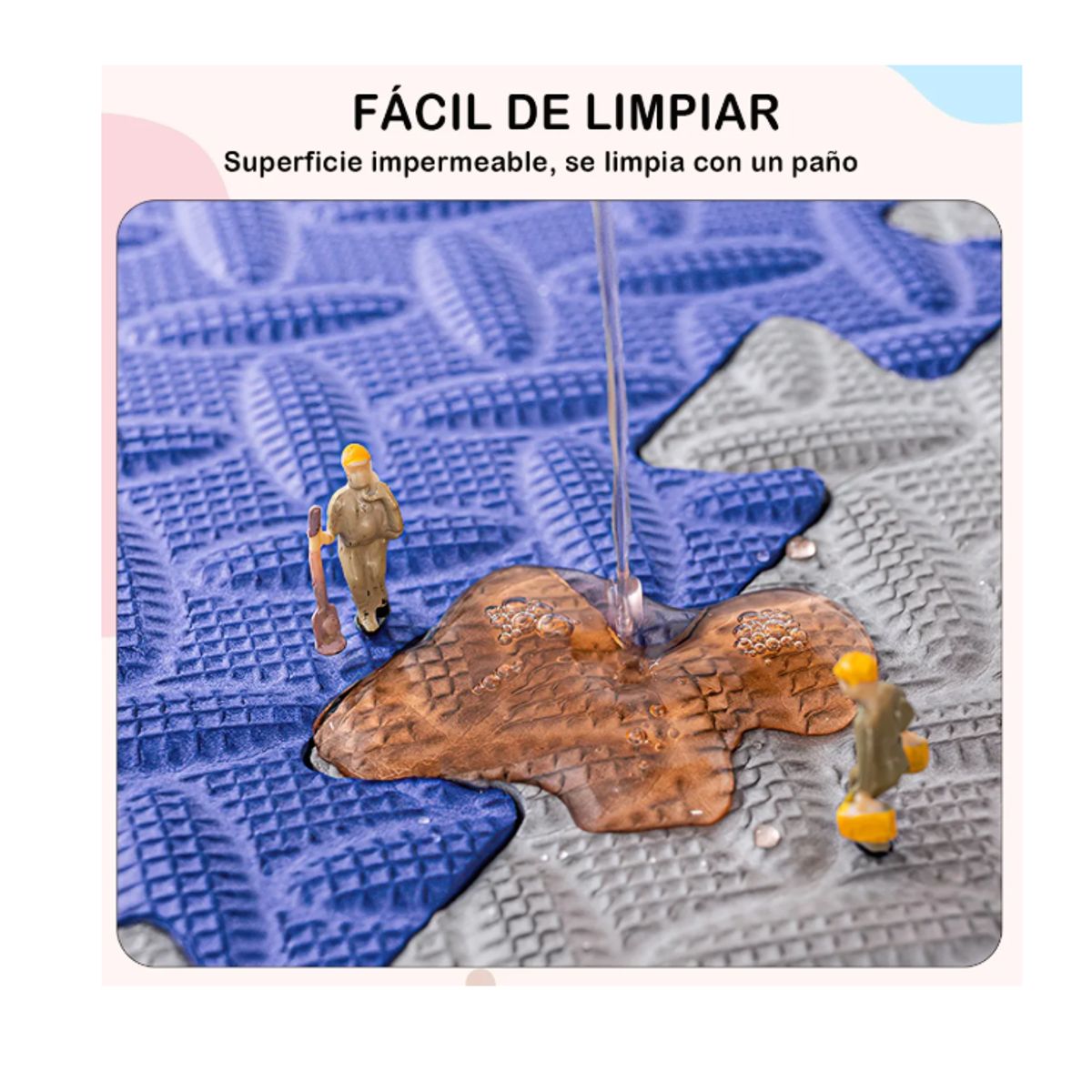 GENERICO - Set Alfombra Goma Eva Antigolpes
