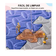 GENERICO - Set Alfombra Goma Eva Antigolpes