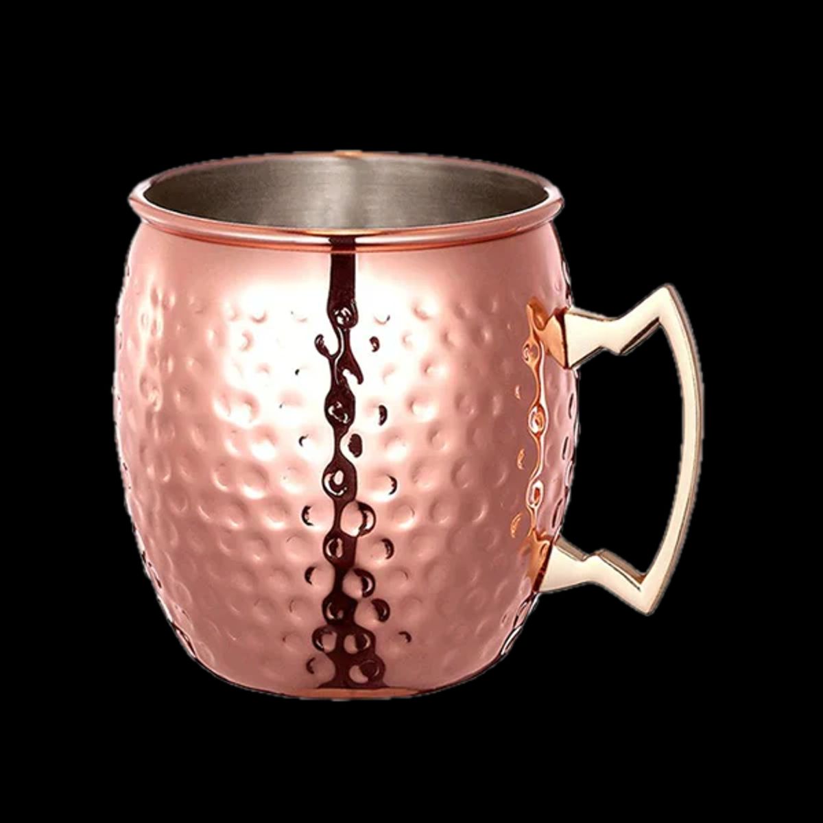 GENERICO - Moscow Mule Mug - Plateado 500 ml Acero inoxidable