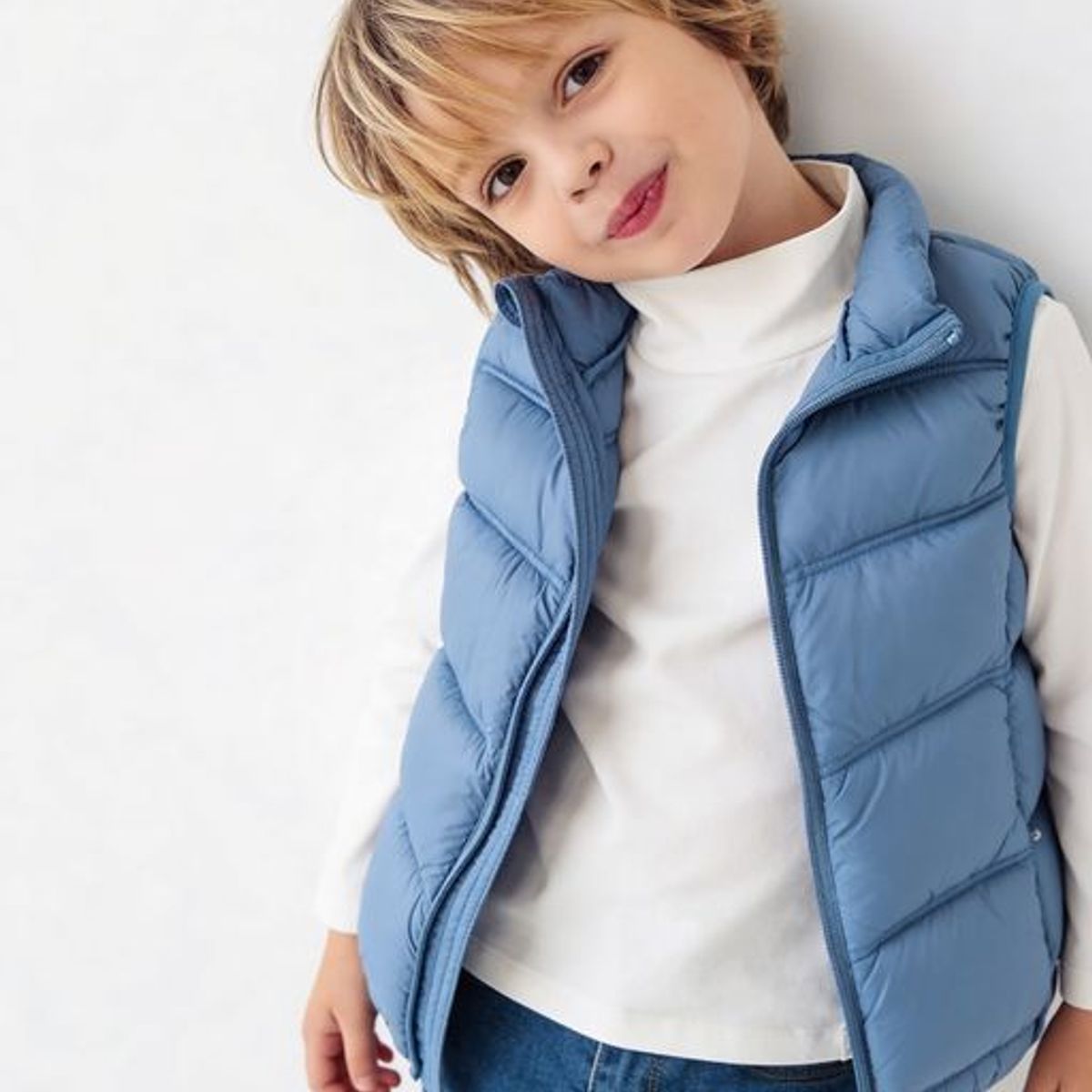 COLLOKY - Parka Celeste Niño
