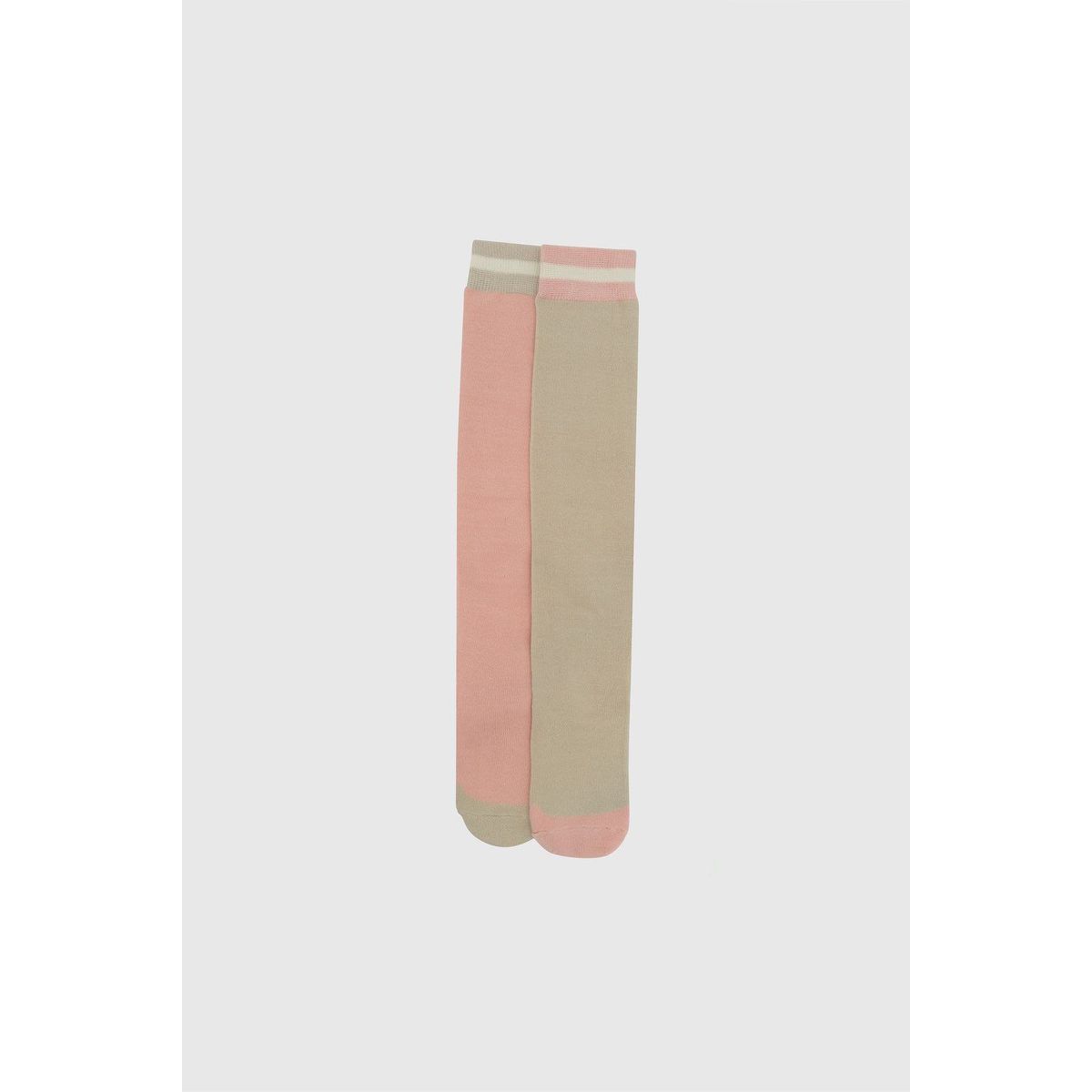 COLLOKY - Calcetin Largo Rosa Niña