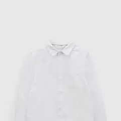 COLLOKY - Camisa oxford niño blanca 3/4A a 12/13A