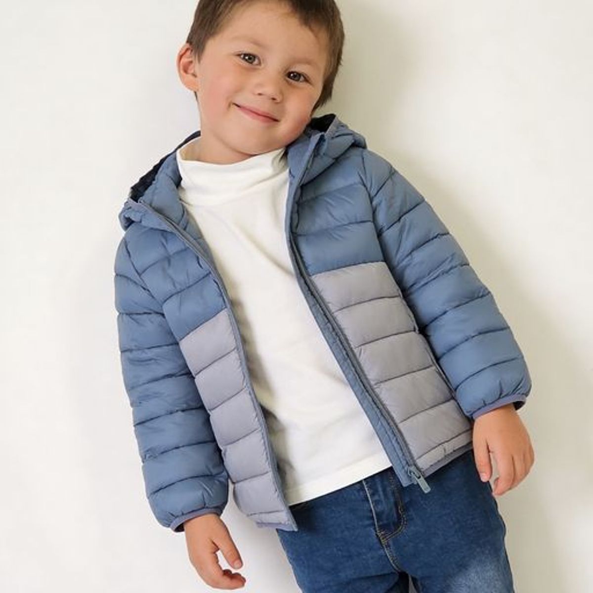 COLLOKY - Parka Celeste Niño