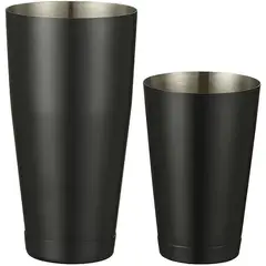 GENERICO - Shaker Boston Negro - 750 ml Acero inoxidable