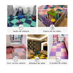 GENERICO - Set Alfombra Goma Eva Antigolpes