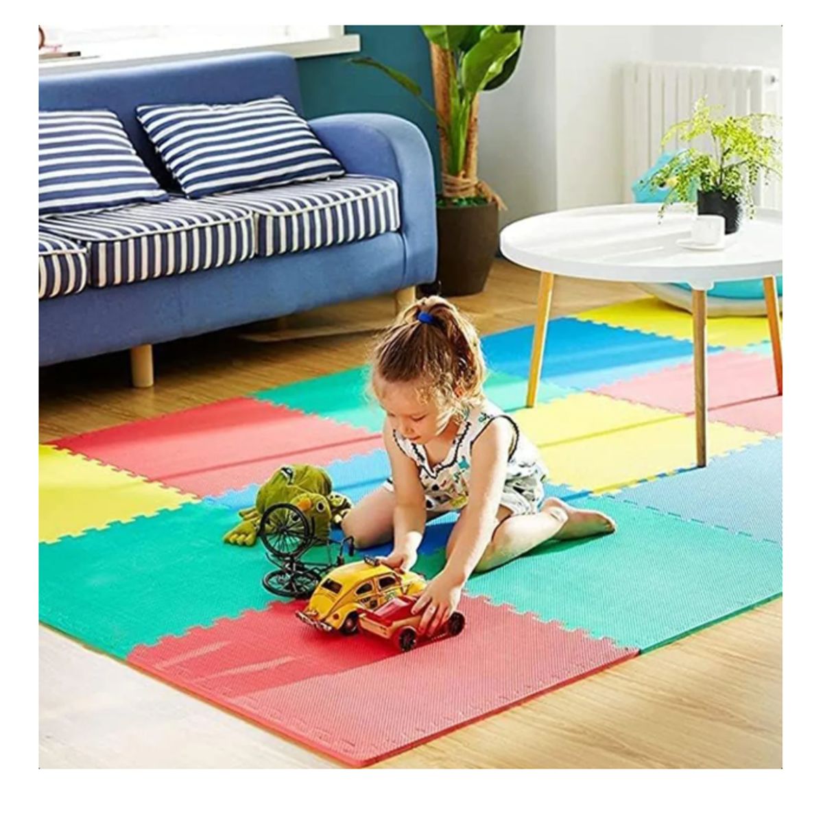 GENERICO - Set Alfombra Goma Eva Antigolpes