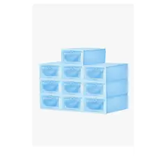 GENERICO - Set 10 Cajas Organizadoras Apilables Plástico