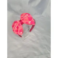 EL ESPACIO DE TOMMY - Cintillo niña fucsia con lazo coral fluor