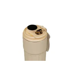 GENERICO - Tazón Térmico con Display LED de Temperatura - Plateado 400 ml Acero inoxidable