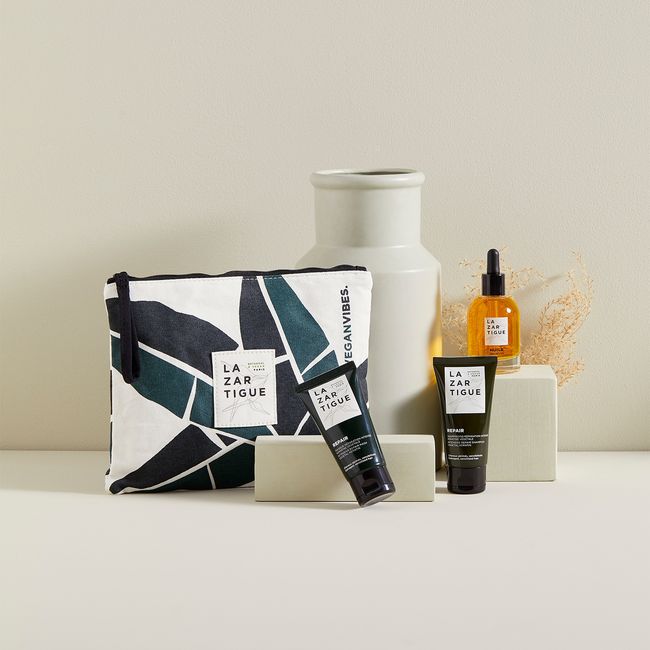 LAZARTIGUE - Set Reparación Intensiva Aceite Shampoo Máscara