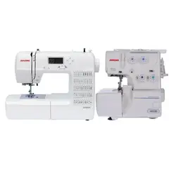 JANOME - Combo Máquina 1050DC / Overlock 8002D