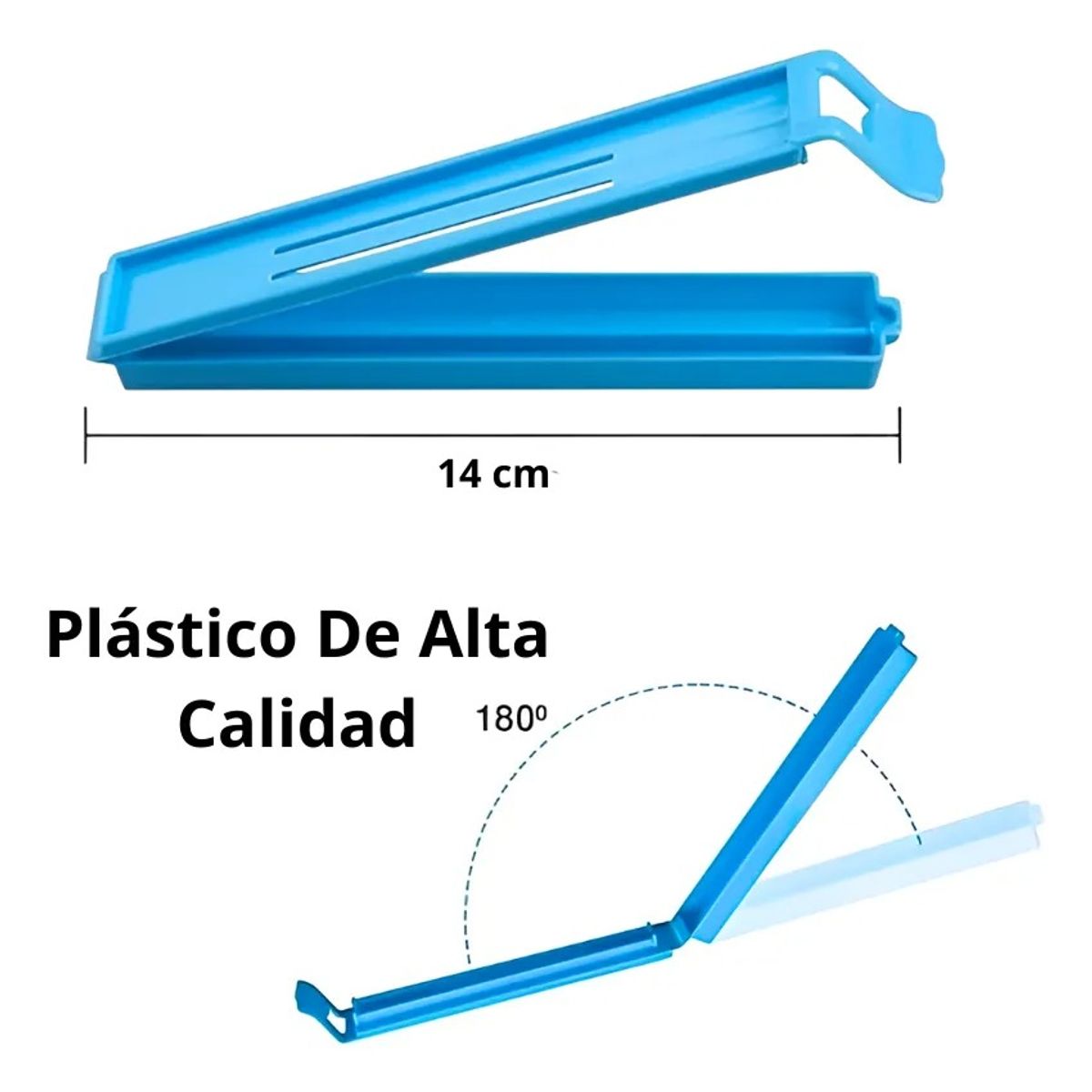 GENERICO - X5 Clips Bolsas Sellado Facil Pinzas Sellado Bolsa Alimentos Multicolor