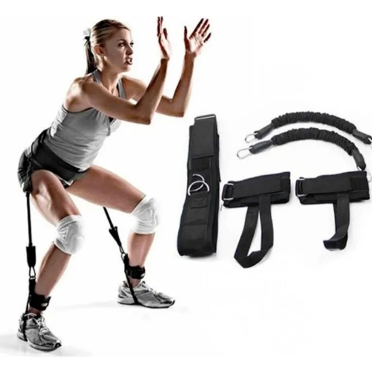 GENERICO - Bandas Elasticas Para Trabajar Salto Verticales Fitness