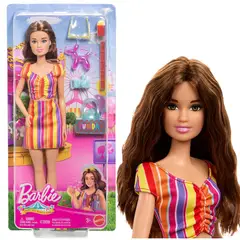 MATTEL - Muñeca Barbie Día De Feria Con Accesorios Original