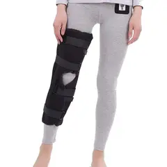 GENERICO - Soporte Inmovilizador De Rodilla Pierna Completa Férula L