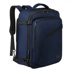 GENERICO - Mochila De Viaje Impermeable Expandible Antirrobo Grande Azul BELUG