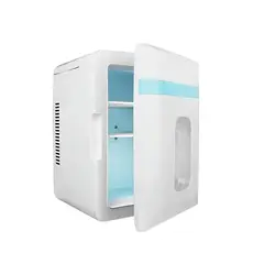 GENERICO - Mini Refrigerador 12 Litros Portatil Auto 12v Casa 220w BLANCO