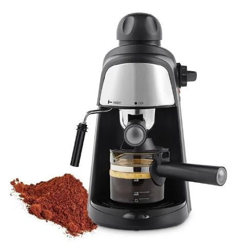 Maquina Café Expreso Bar Vapor Cafetera Espumador Sokany Negro