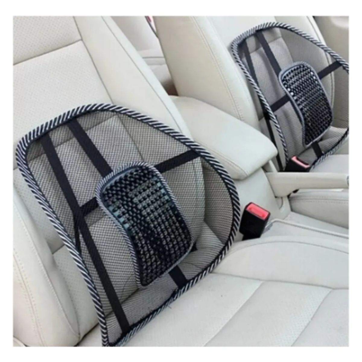 GENERICO - Respaldo Lumbar Ergonomico Con Malla Transpirable