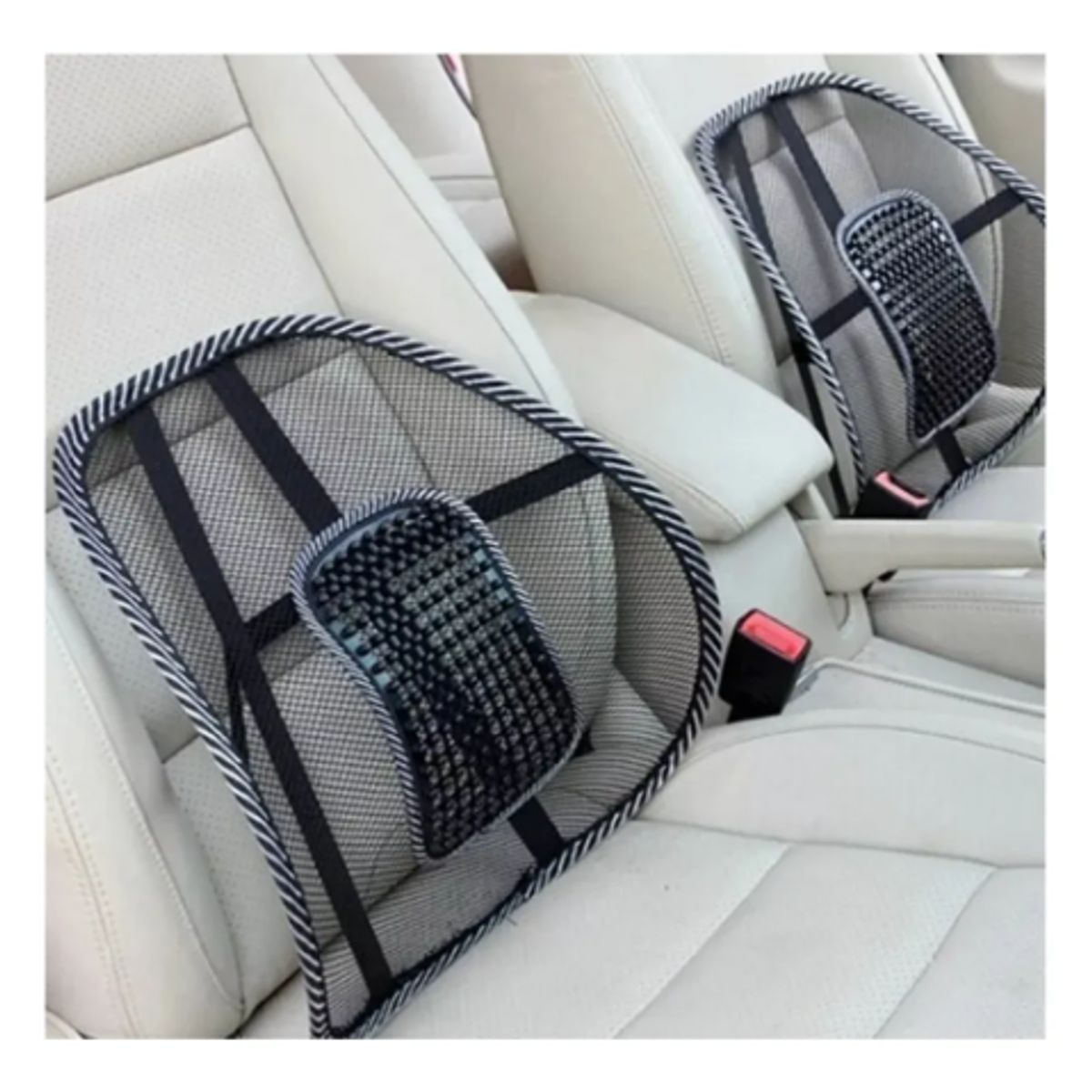 GENERICO - Respaldo Lumbar Ergonomico Con Malla Transpirable