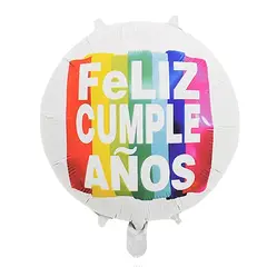 GENERICO - Globo metalico feliz cumpleaños