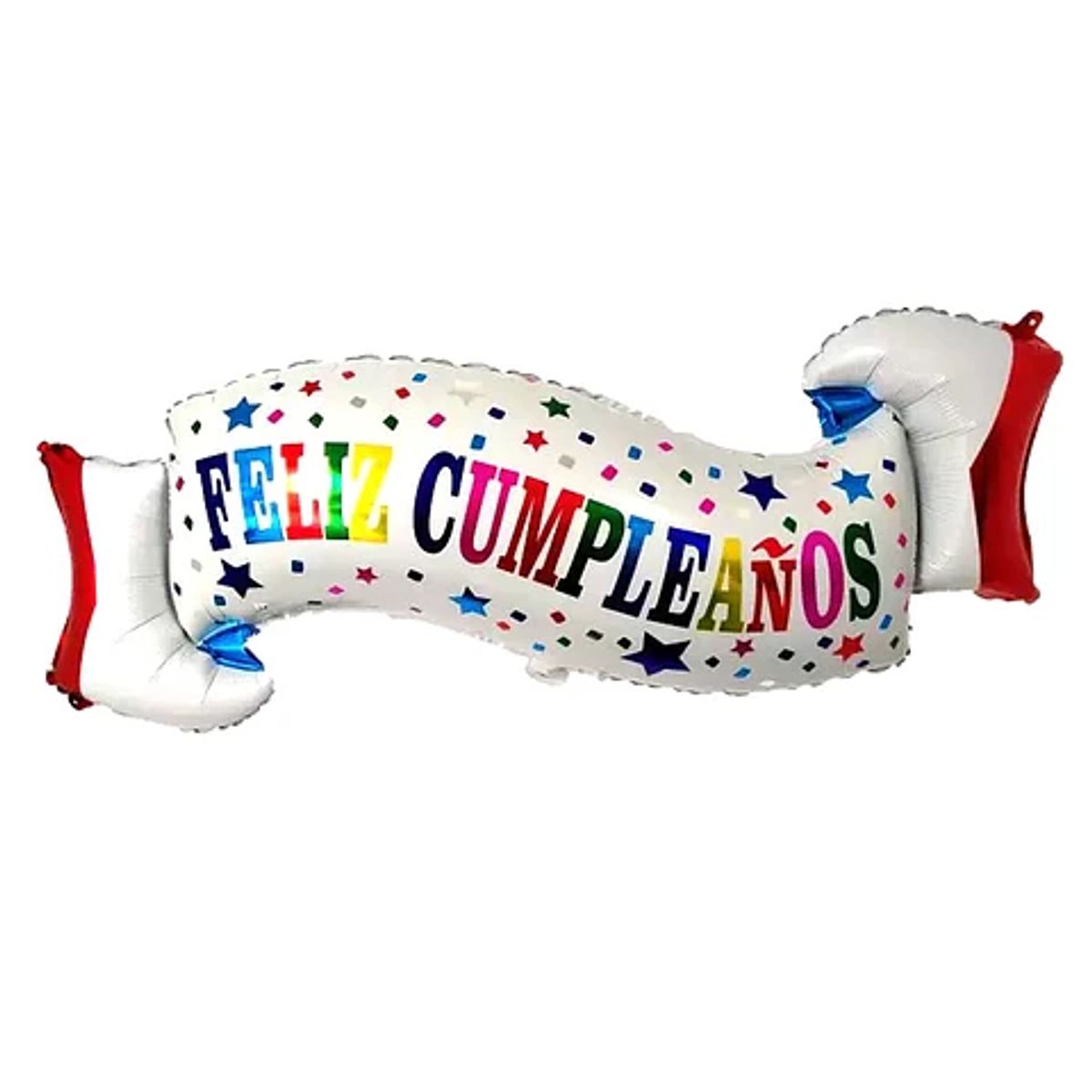 GENERICO - Globo metalico feliz cumpleaños 97x49cm