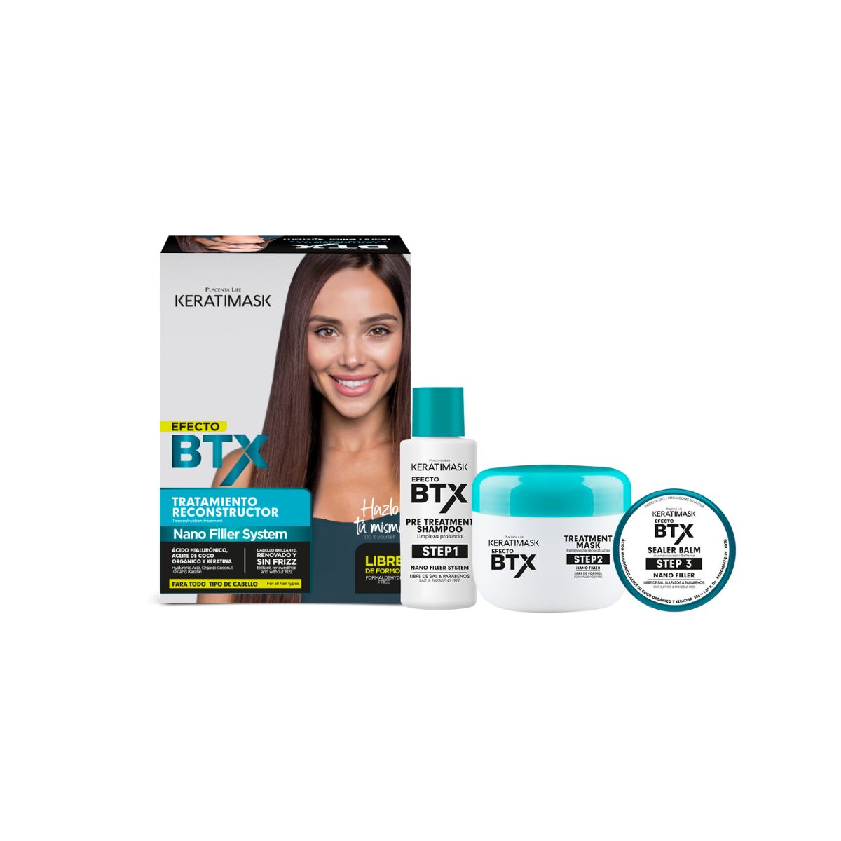 PLACENTA LIFE KERATIMASK - Kit Efecto Btx Keratimask