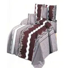 GENERICO - QUILT CUBRECAMA DE VERANO 1,5 PLAZAS CON DISENO 5