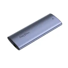 GENERICO - Case Cofre Disco Duro Usb C 3.0 M2 Nvme 10 Gbps Veggieg Gris