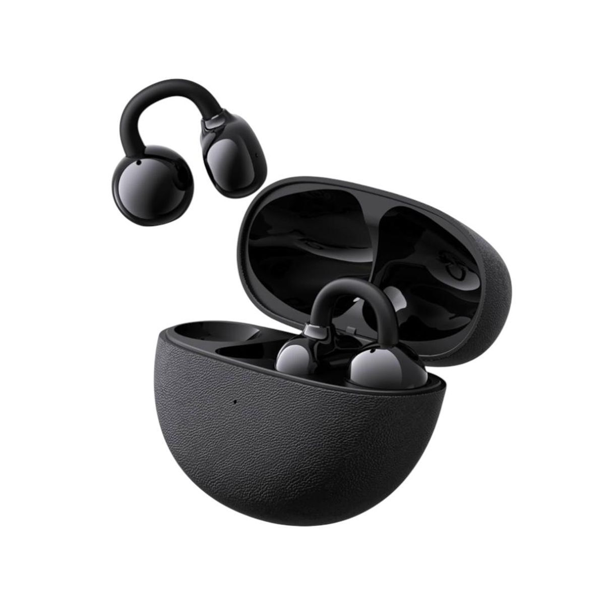 GENERICO - Audífonos Bluetooth Nuevos Clip On Bluetooth 6.0 Cómodos y Livianos Negro