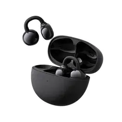 GENERICO - Audífonos Bluetooth Nuevos Clip On Bluetooth 6.0 Cómodos y Livianos Negro