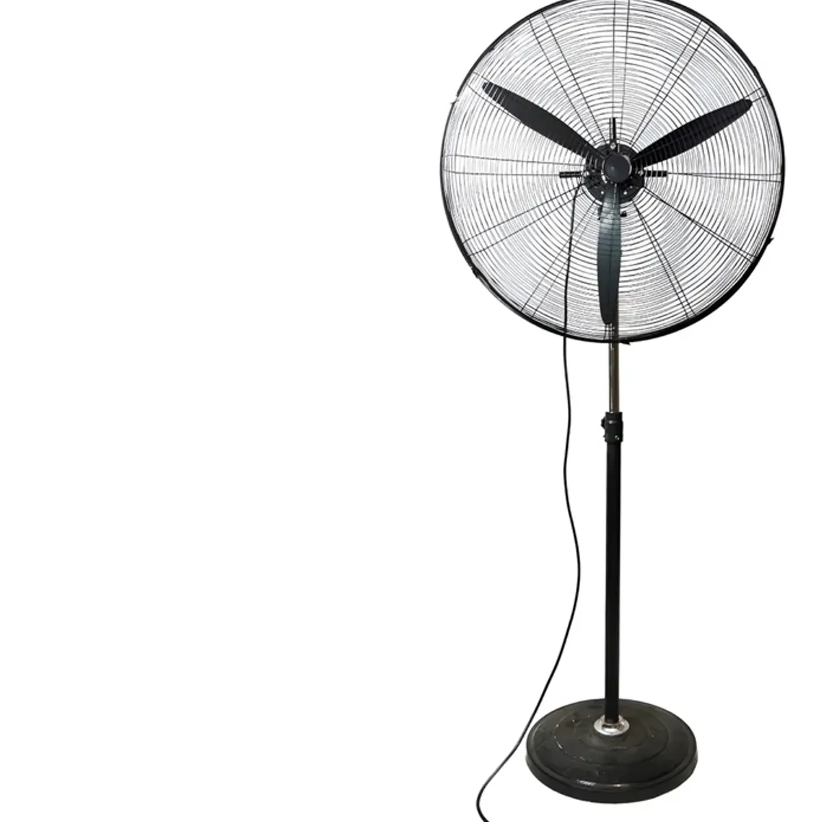 GENERICO - Ventilador de Pedestal Industrial negro