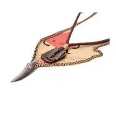 GENERICO - Collar De Cuero Colmillo Hombre Mujer Moda Royal