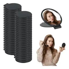 GENERICO - 50 Piezas Mini Espejo De Bolsillo Para Maquillaje Portatil